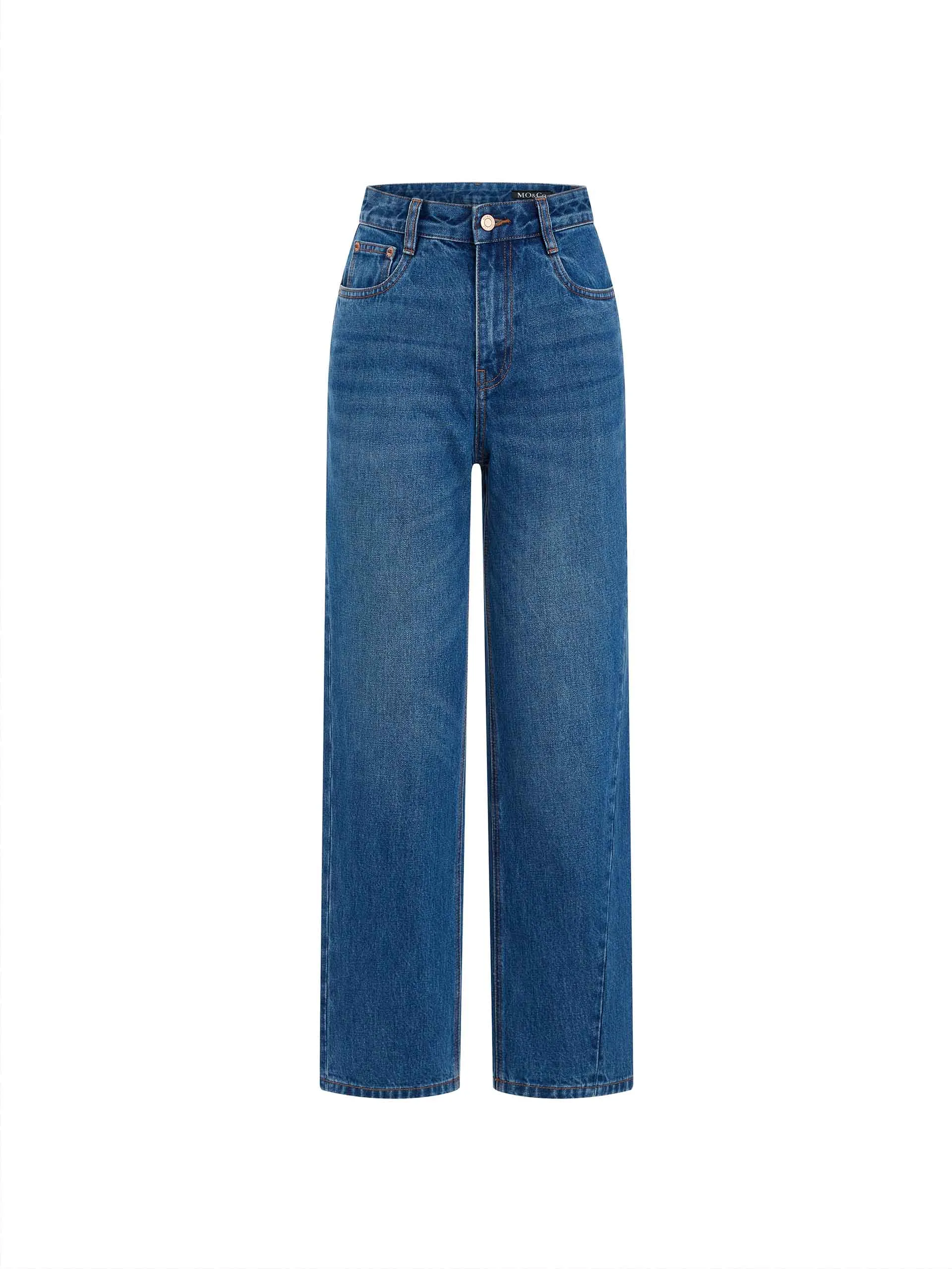 Ankle Length Straight Jeans