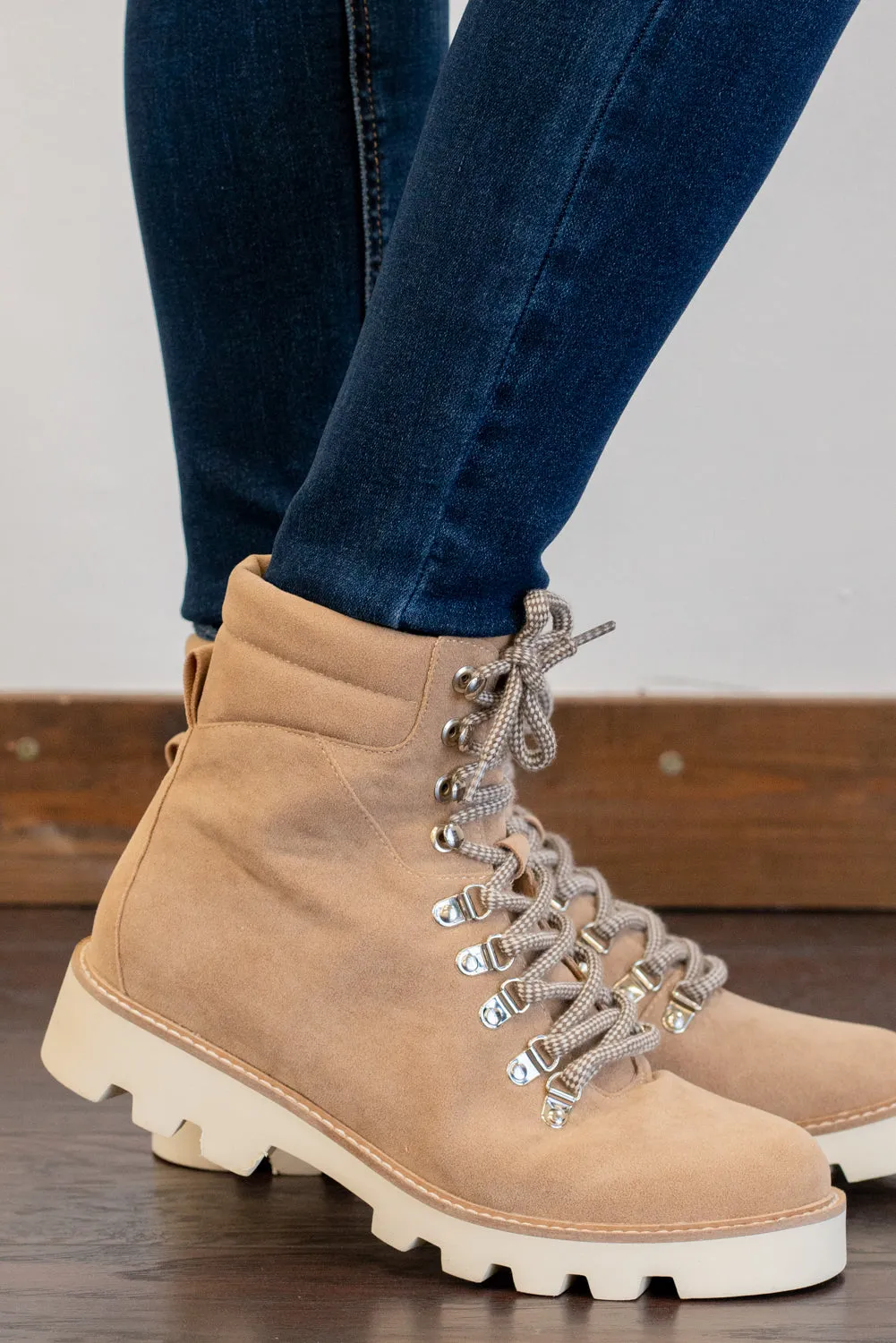 Arlene Khaki Boots