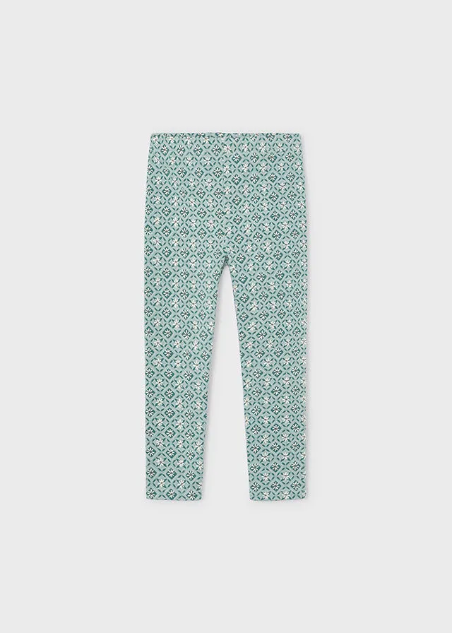 AW24 Mayoral Girls Jade Flowers Leggings Set 4072 & 4704