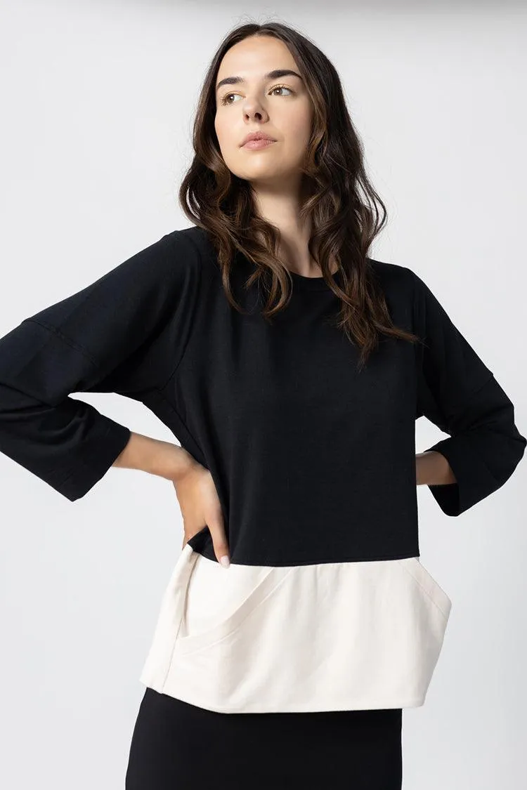 Bamboo Color Block Sweatshirt