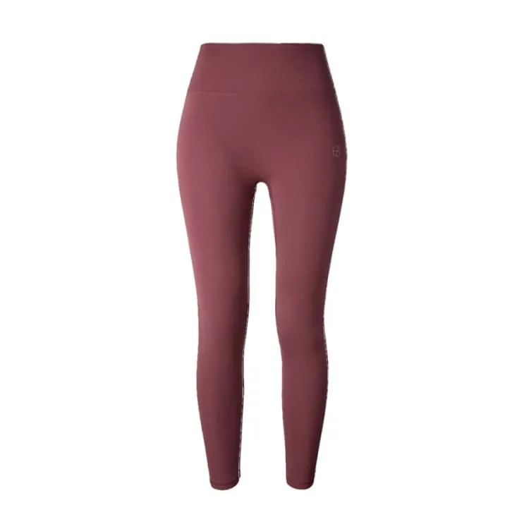 Barrel Fit Womens Plain Leggings-CHILI