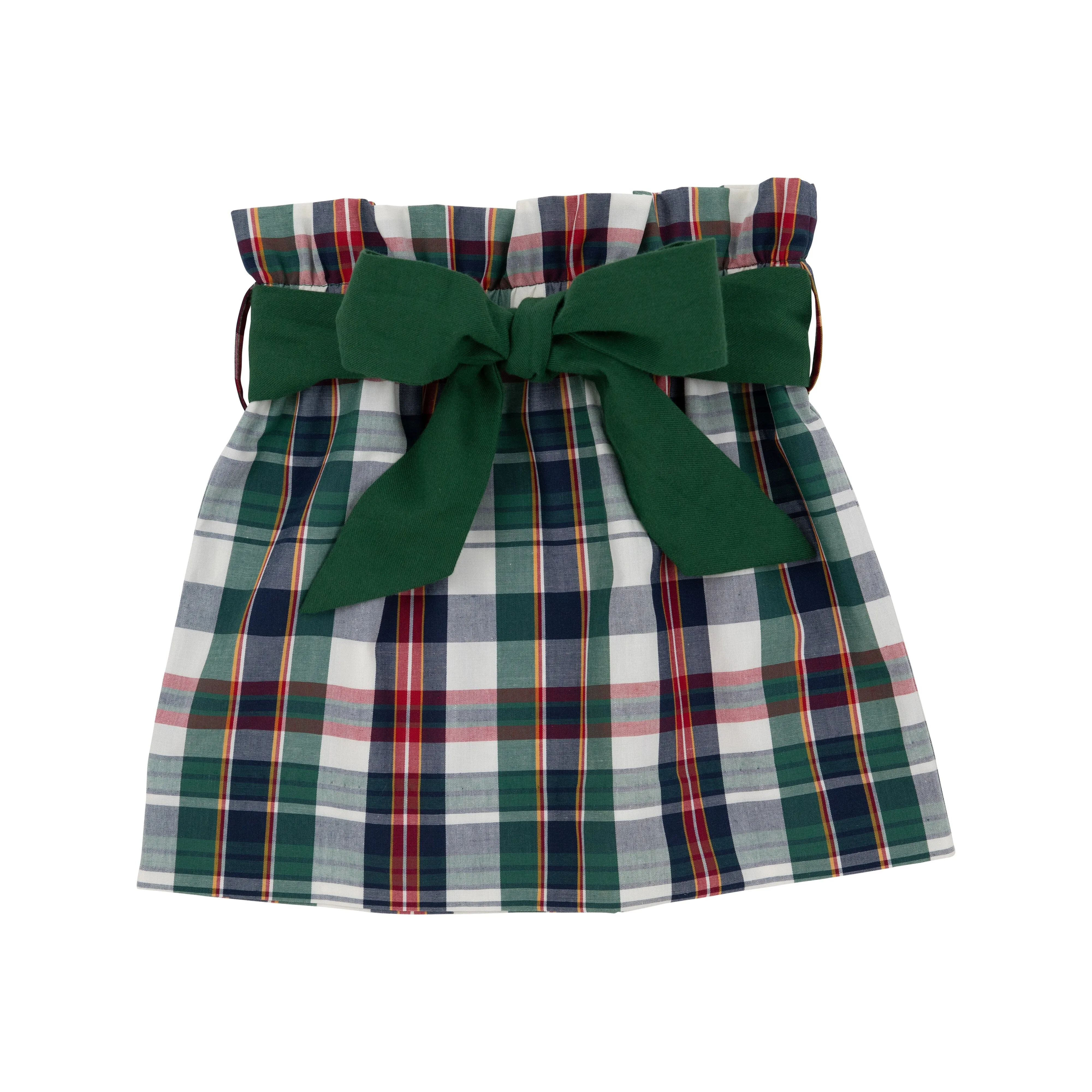 Beasley Bow Skirt - Field Park Plaid