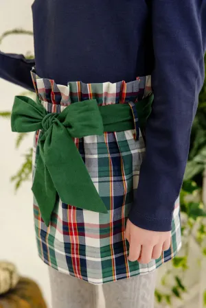 Beasley Bow Skirt - Field Park Plaid