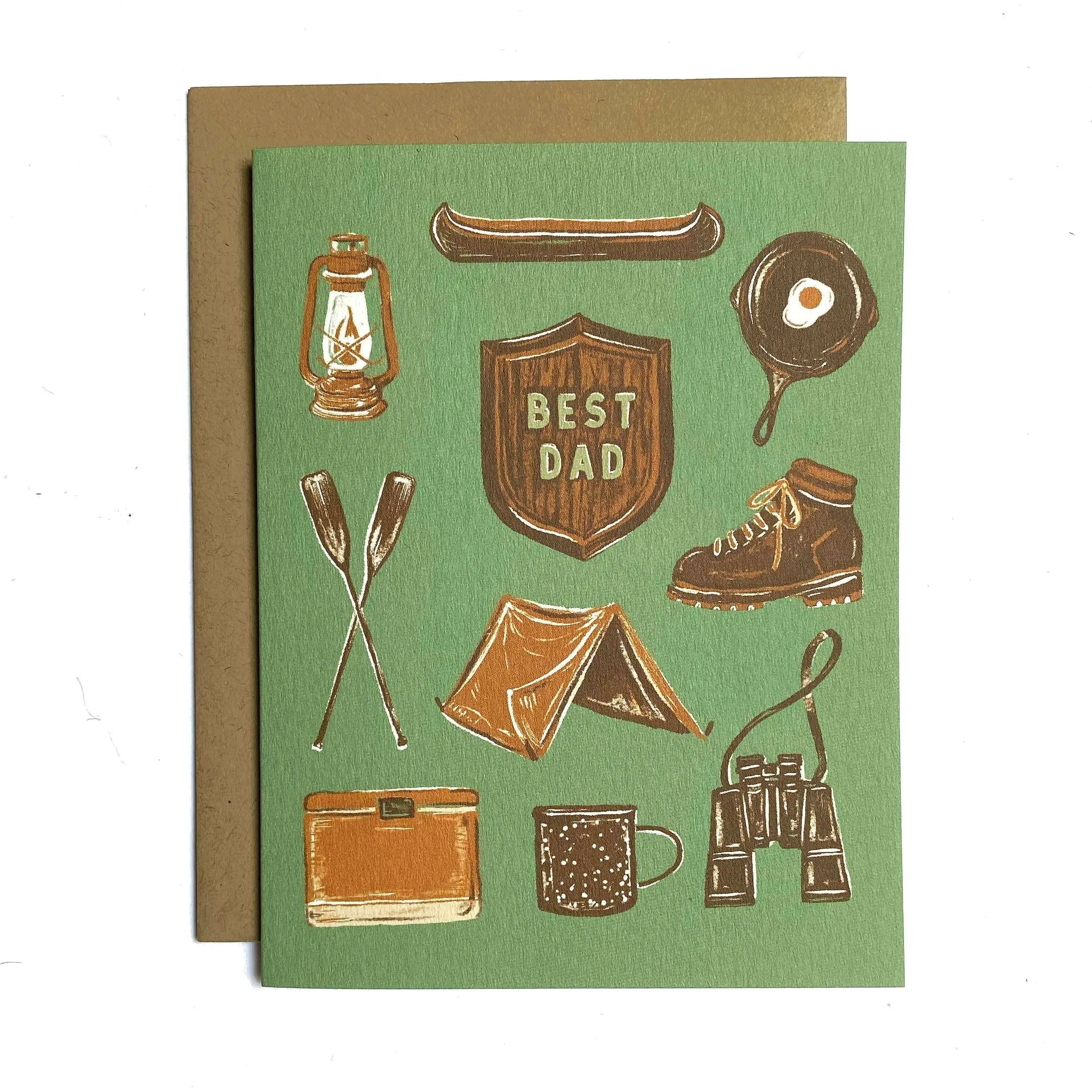 Best Dad Camp Greeting Card