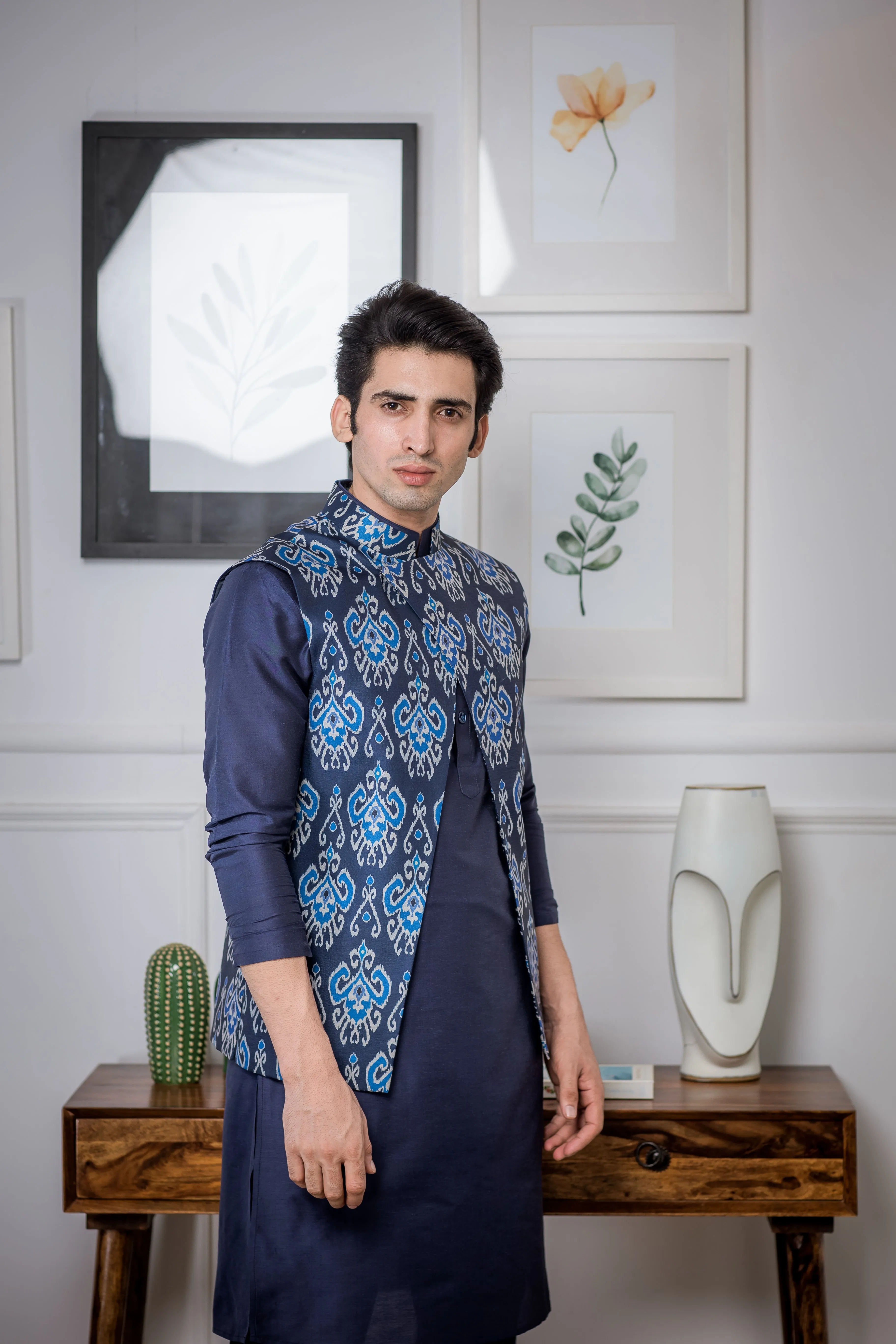 Blue Hues - Nehru Jacket