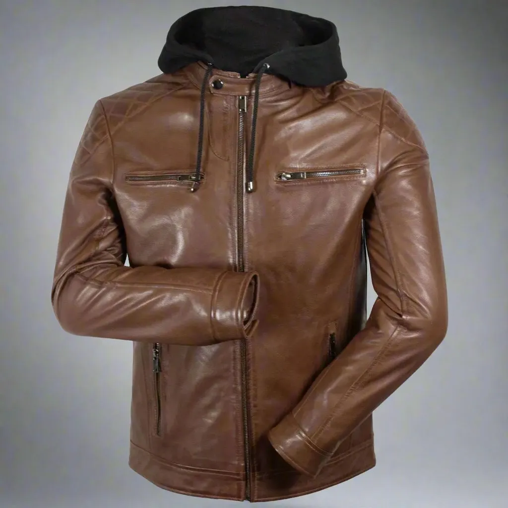 BOL Men's Alvin Lambskin Leather Jacket