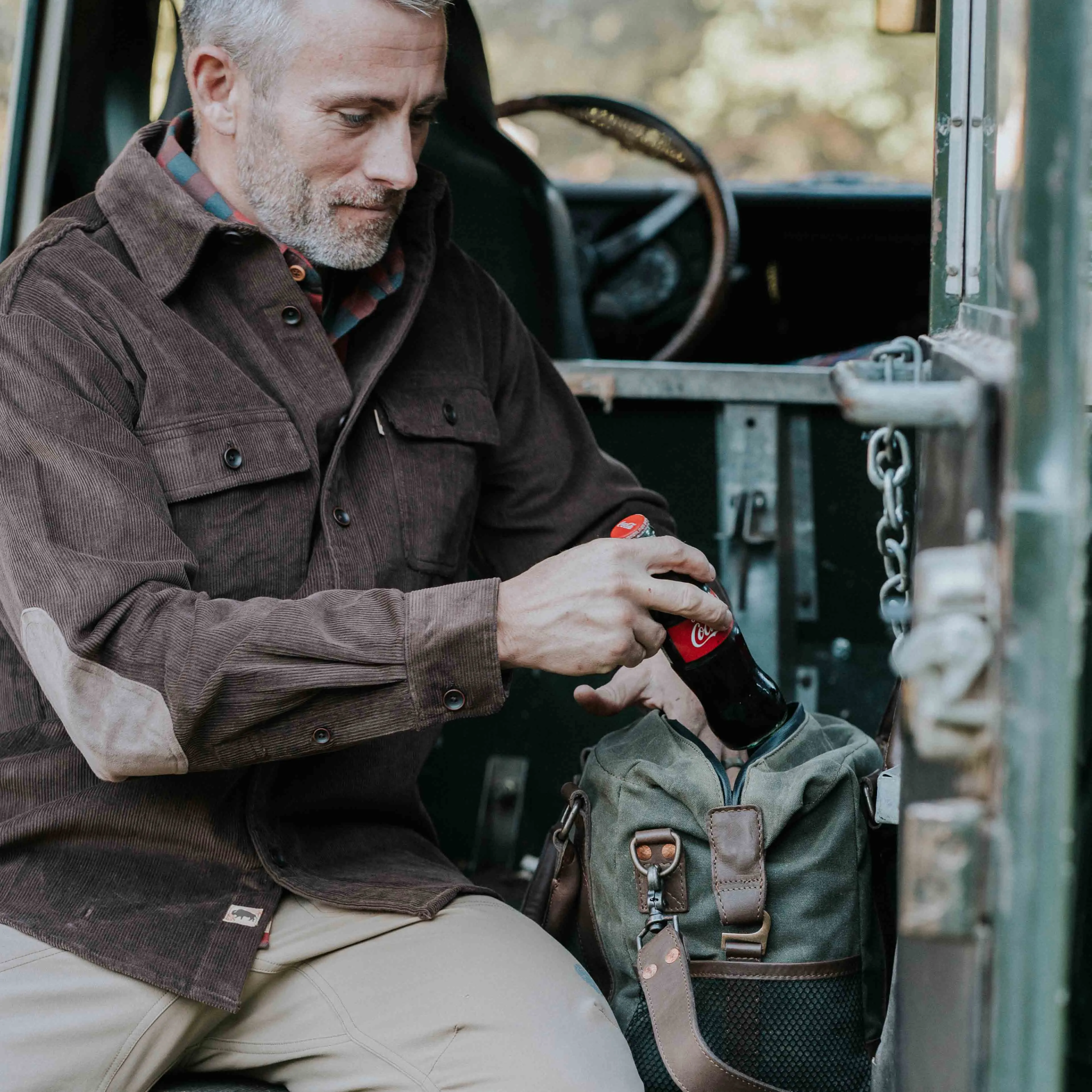 Bradford Corduroy Shirt Jac | Brown