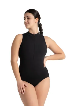 CAPEZIO 12002W ZIP FRONT OPEN BACK TANK LEOTARD