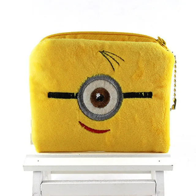 Cartoon Pokemon Pikachu Coin Purse Animals Hello Kitty Girls Plush Mini Wallet Change Wallet Women Key Coin Children Kids Gift