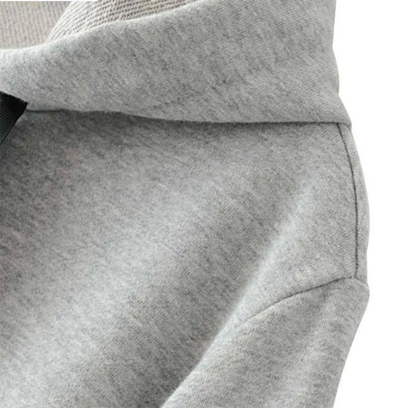 Casual hooded short Crystal sweatshirt