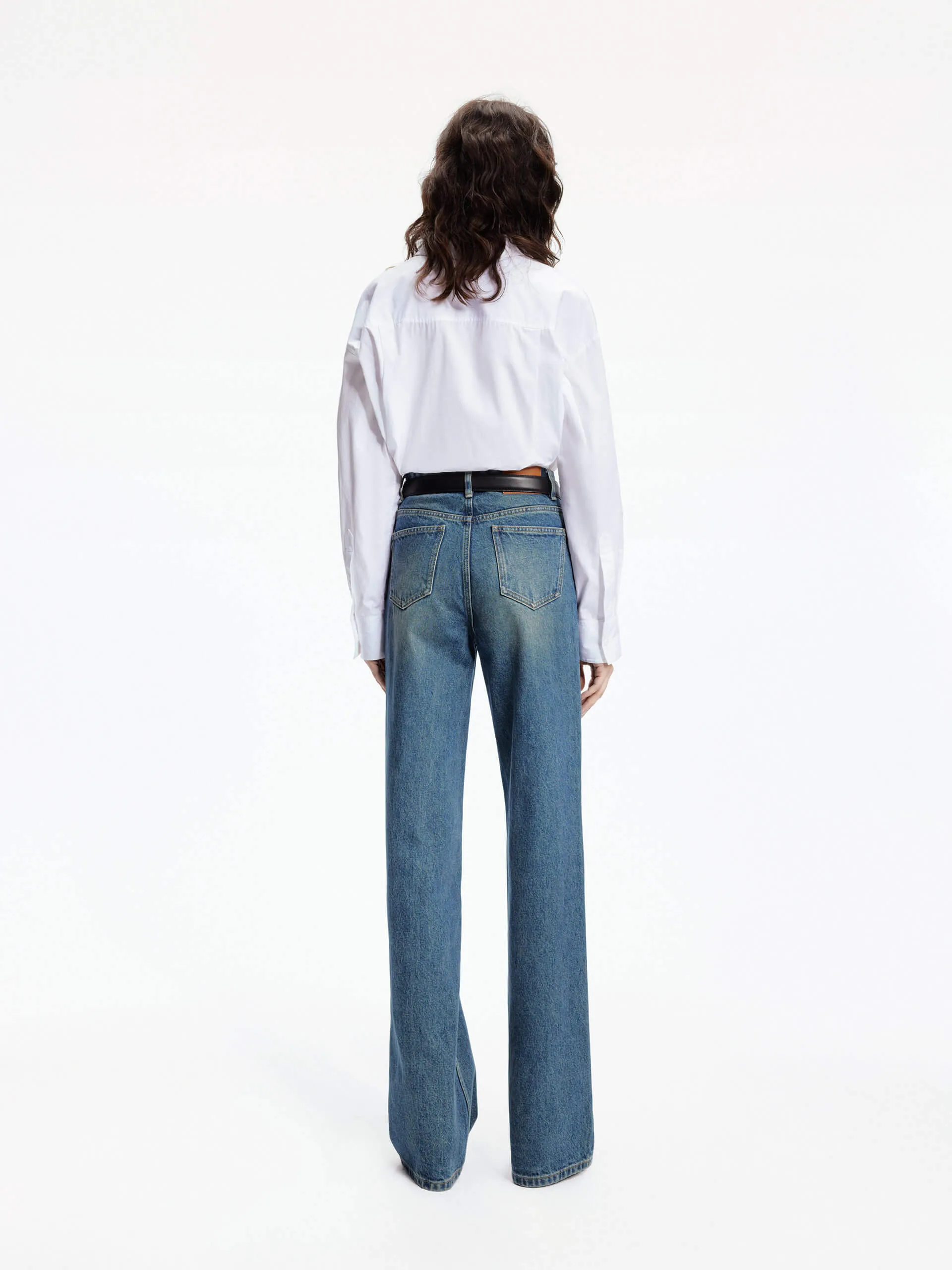 Comfy Cotton Straight Jeans