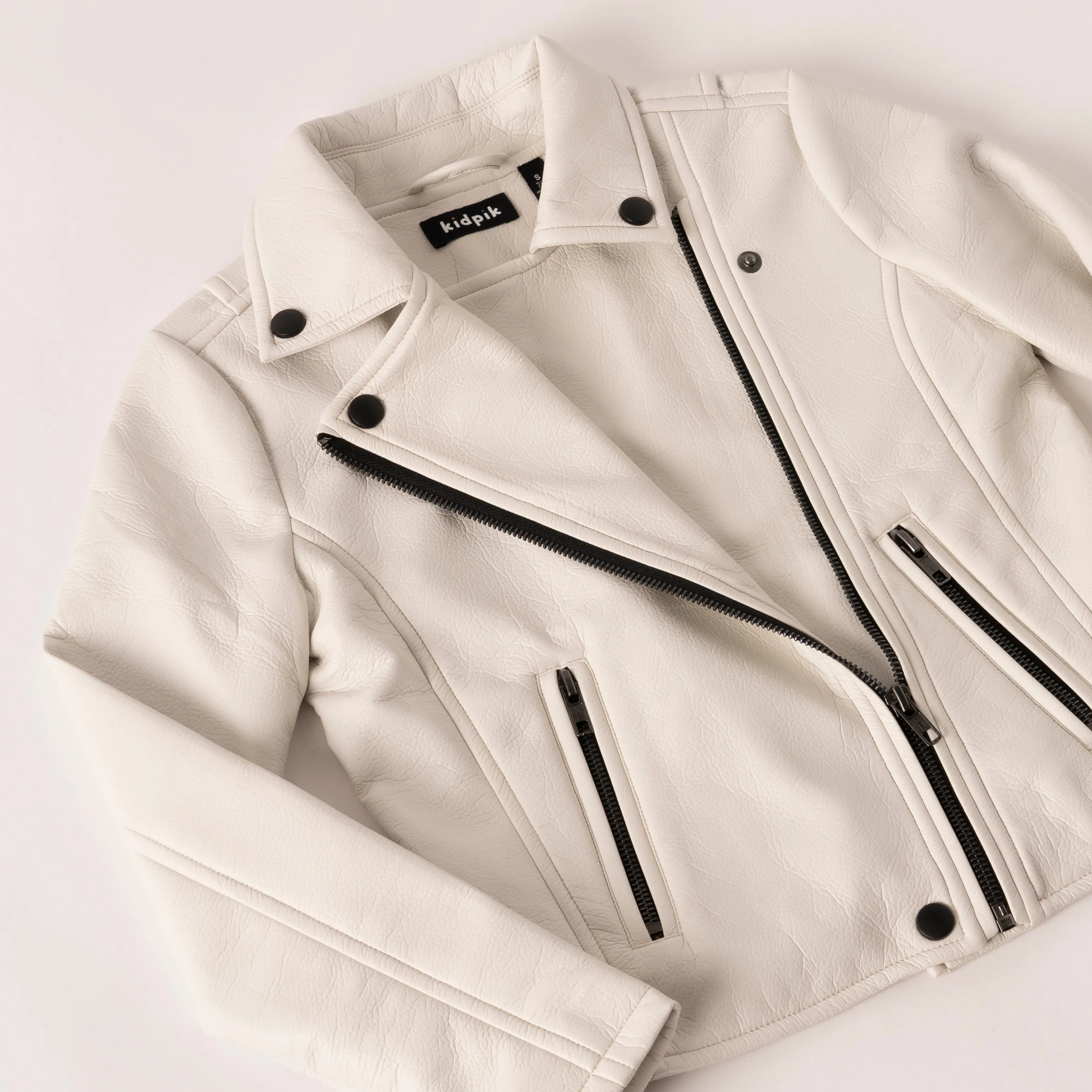 Cream Moto Jacket