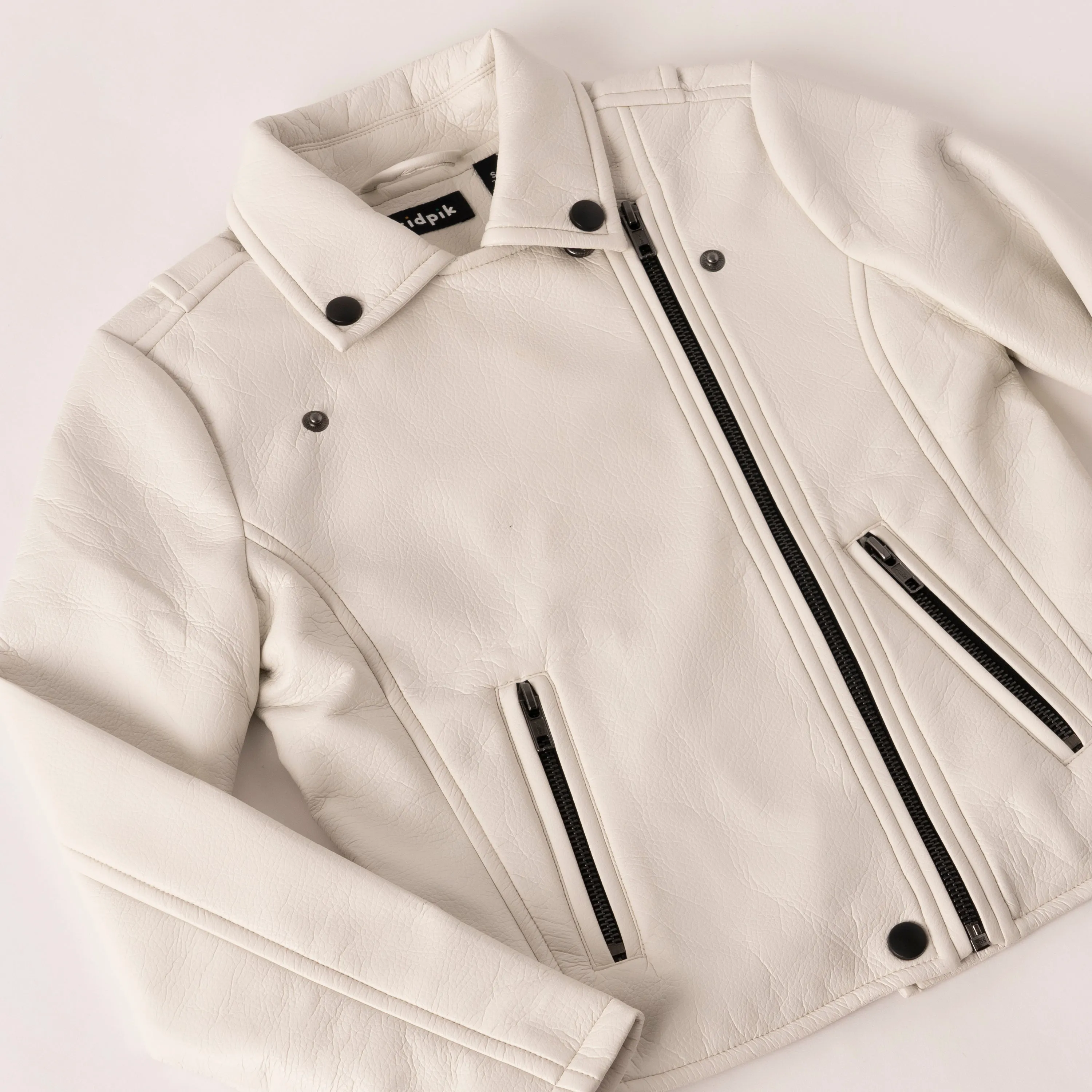 Cream Moto Jacket