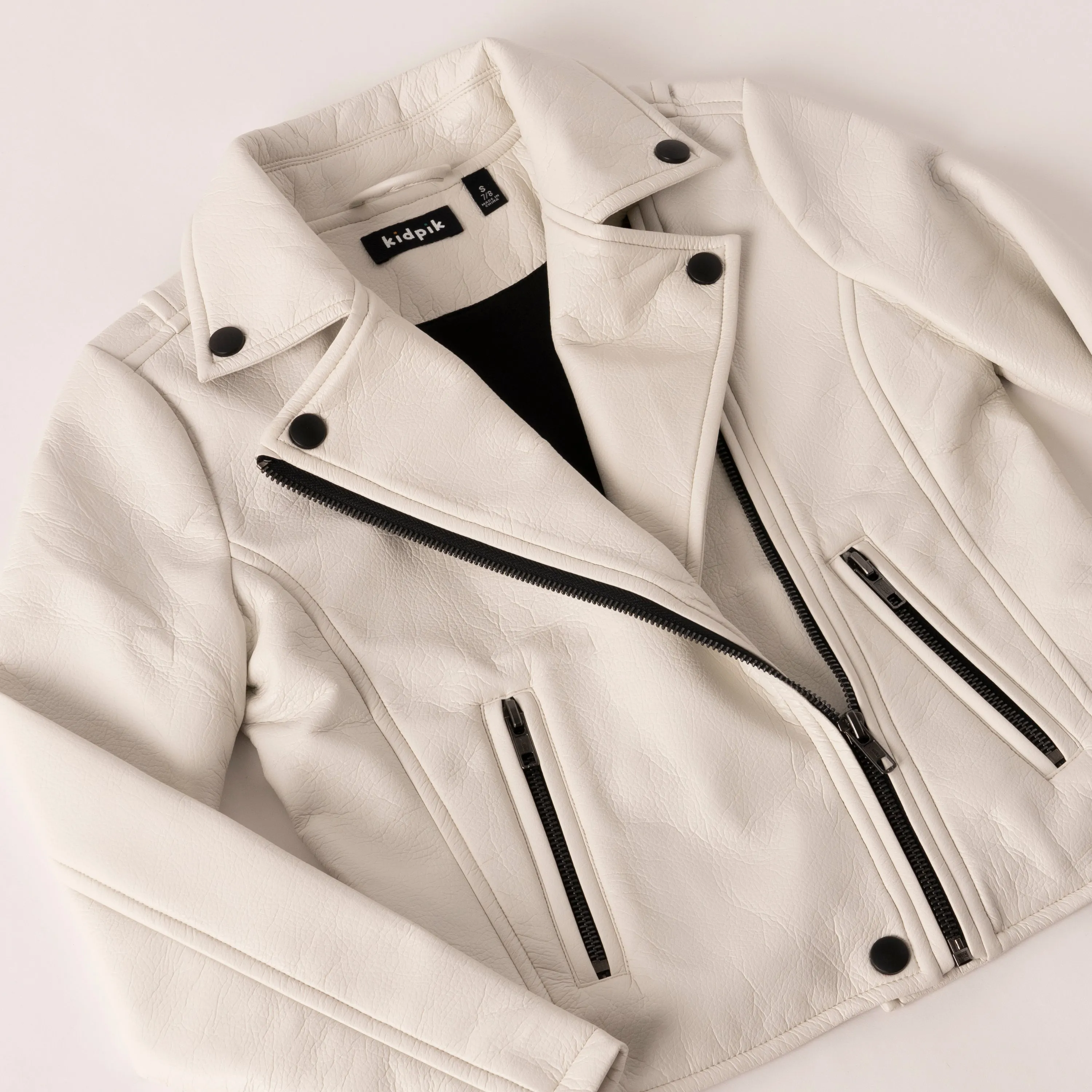 Cream Moto Jacket