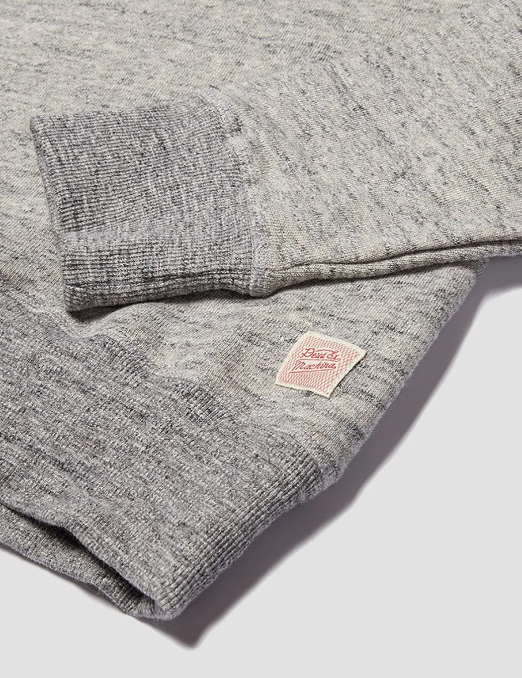 Deus Ex Machina Terry Slub Sweatshirt - Grey Marl