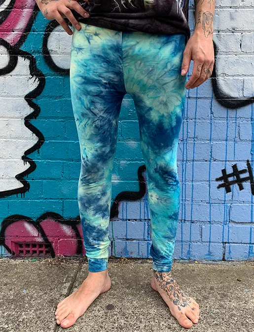 DOOF MEGGINGS - BLUE TIE DYE