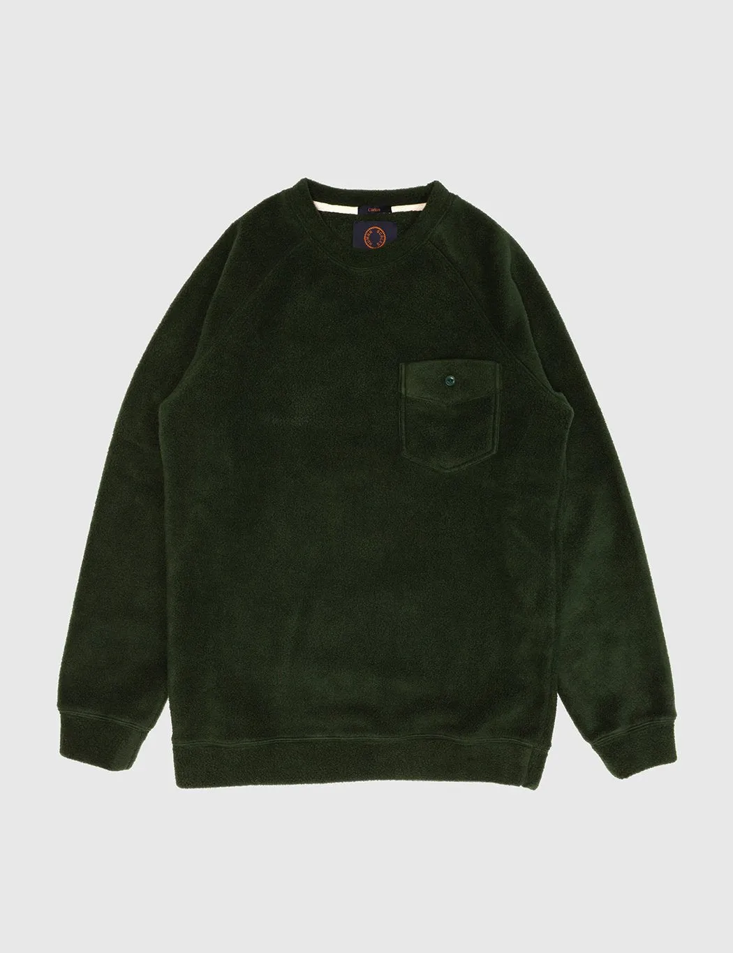 Human Scales Carlos Pocket Sweatshirt - Moss Green