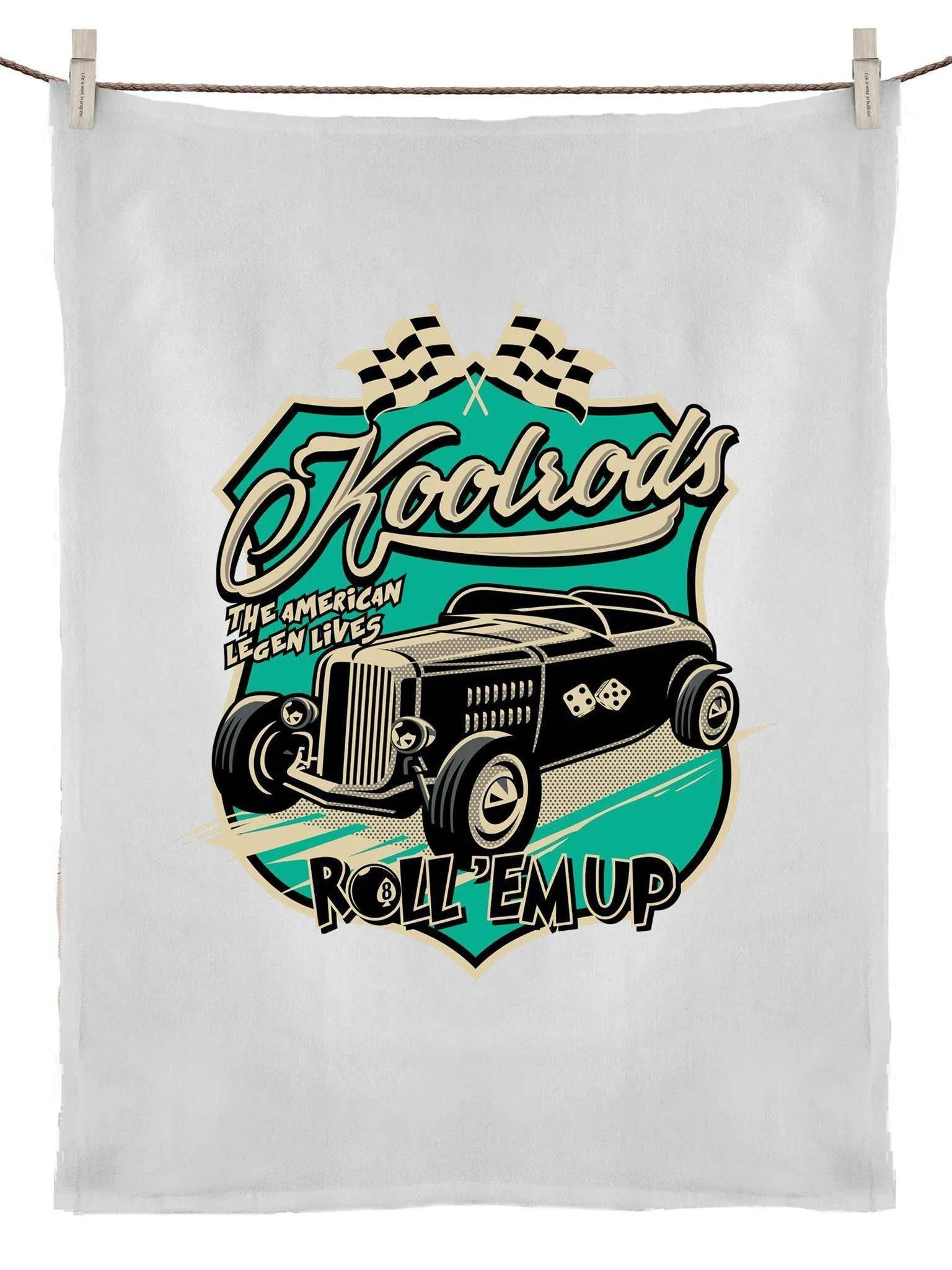 Koolrods Turquoise Tea Towel