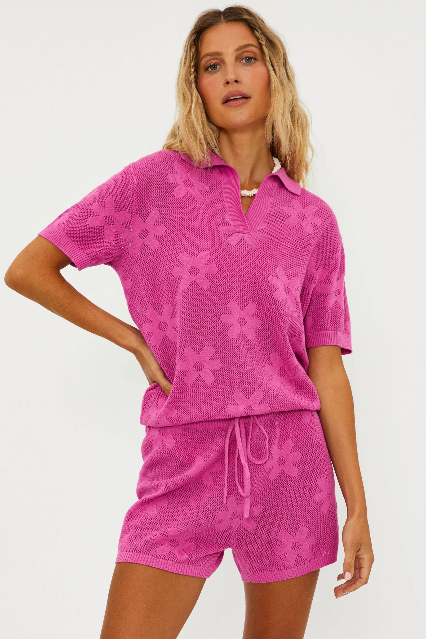 Liliana Top Blossom Jacquard