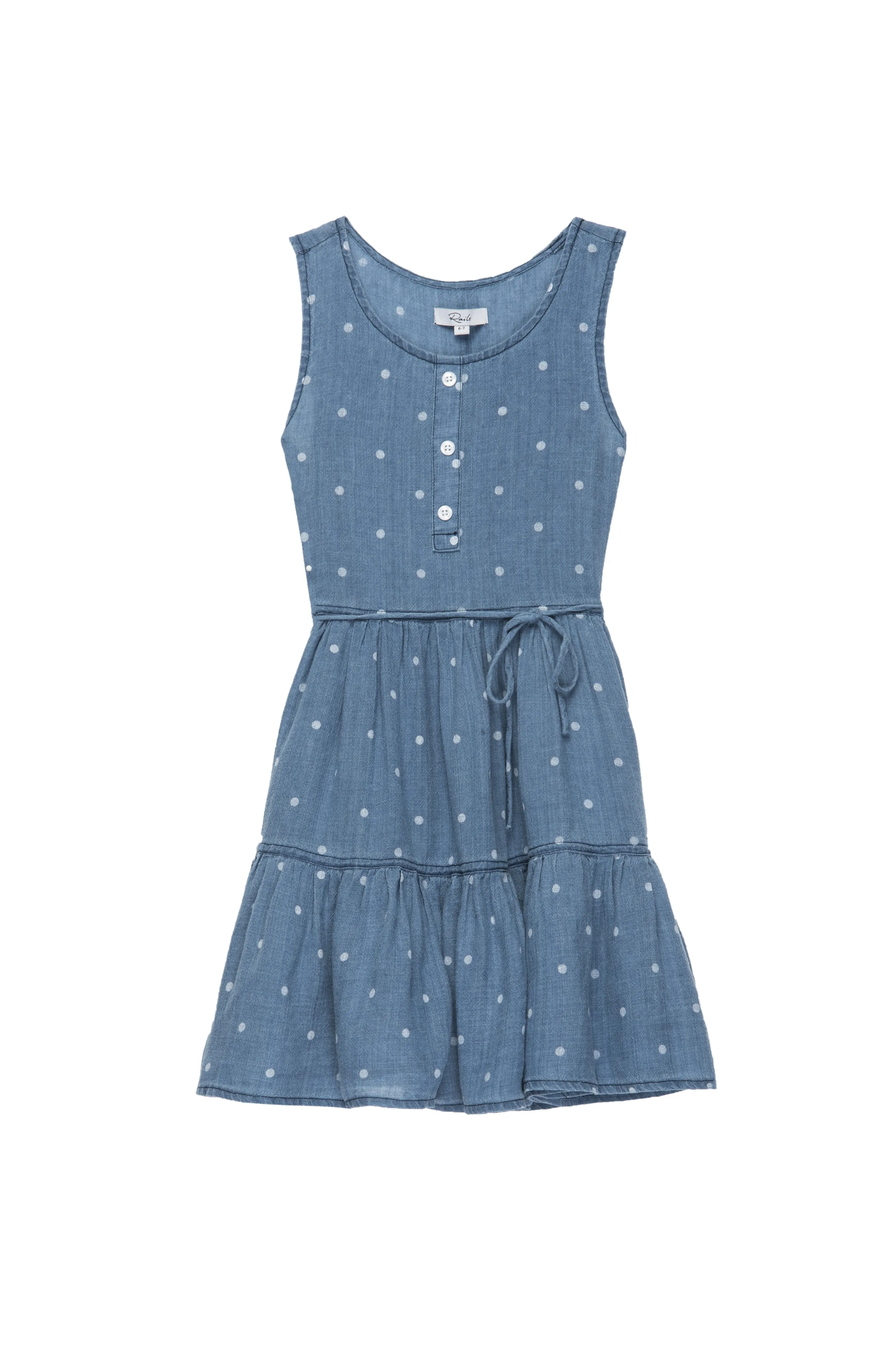 Little Rails - Katie Polka Dot Indigo