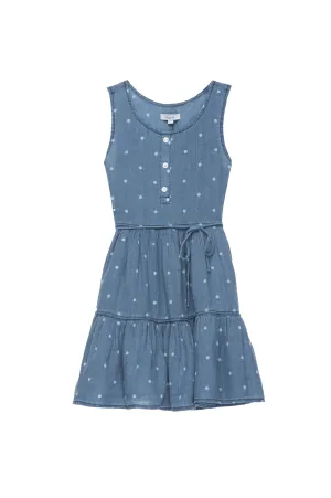 Little Rails - Katie Polka Dot Indigo