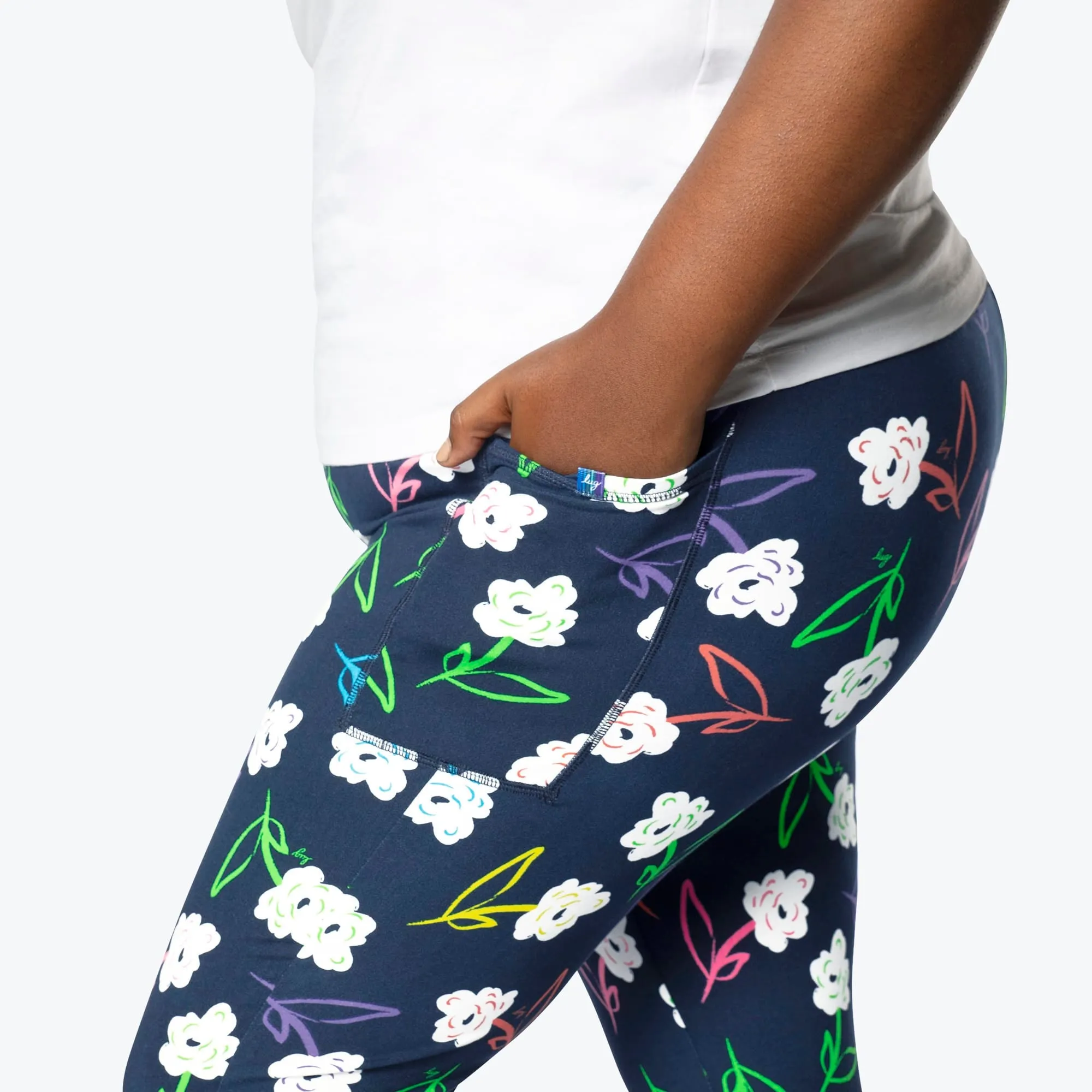 Lugging Ankle Leggings - Prints