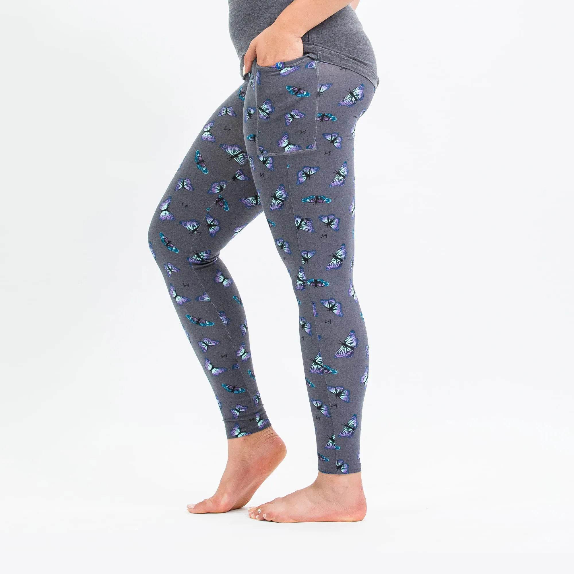 Lugging Ankle Leggings - Prints