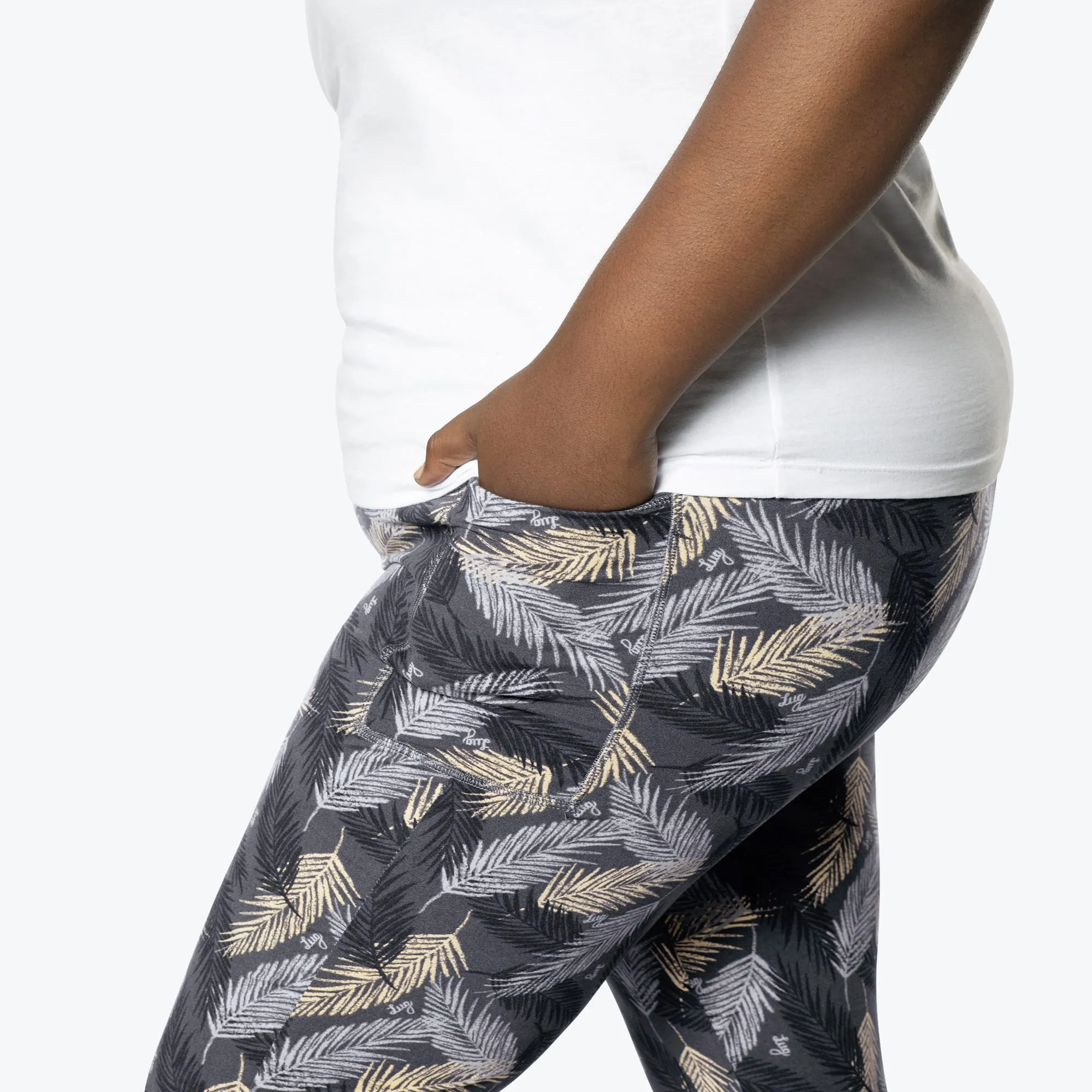 Lugging Ankle Leggings - Prints