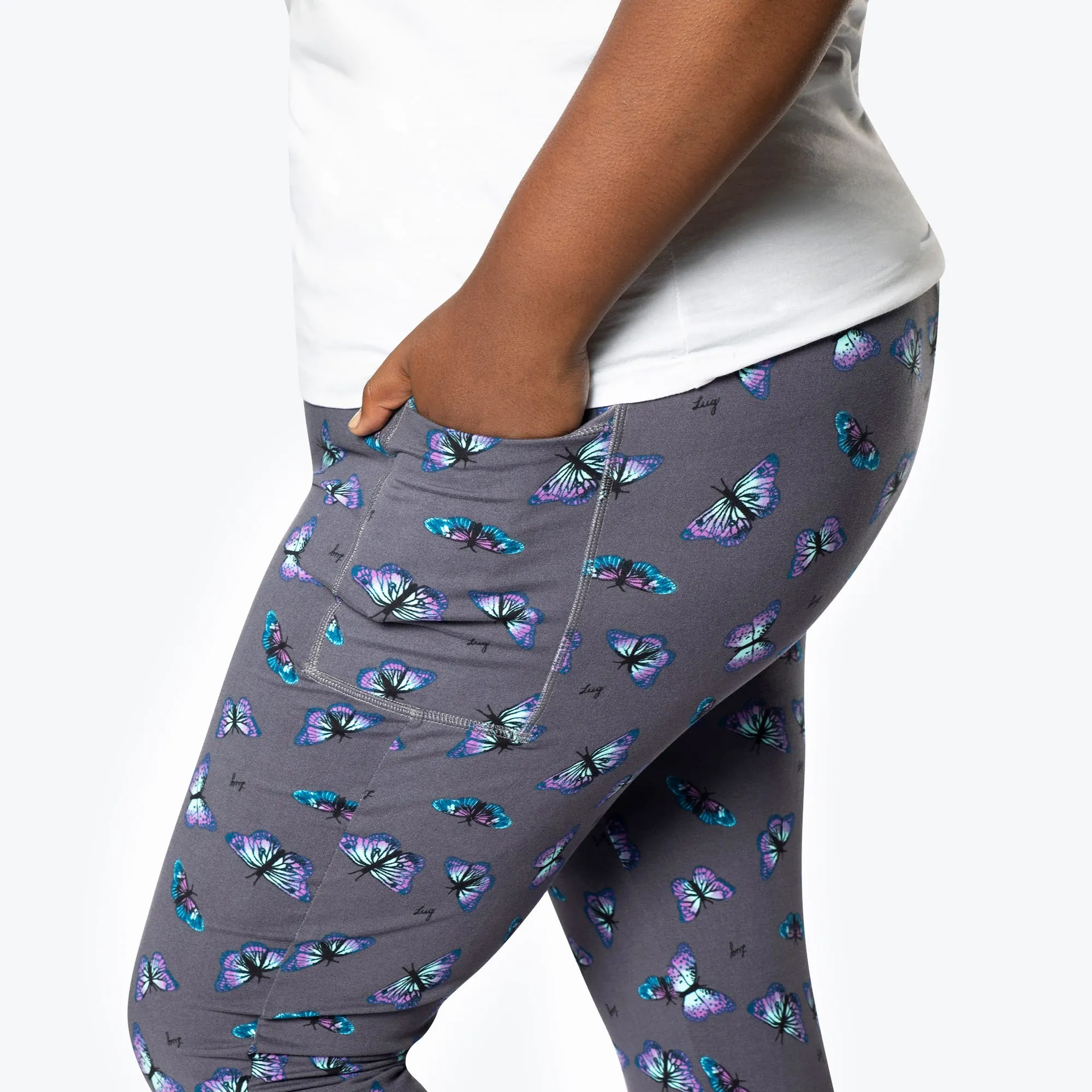 Lugging Ankle Leggings - Prints