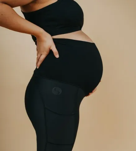 Maternity Leggings with Pockets - Classic Full Length