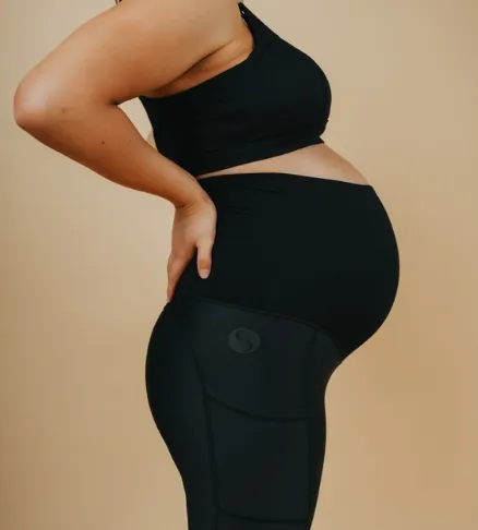 Maternity Leggings with Pockets - Classic Full Length