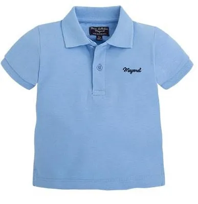 Mayoral Baby Boy Polo Top in White, Navy or Pale Blue 102