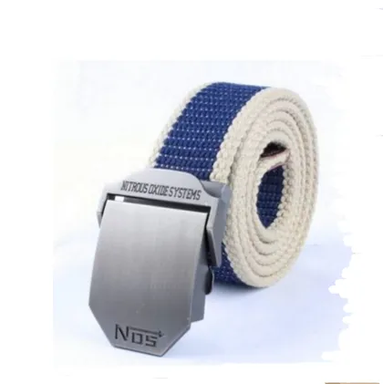 Men's Canvas Belt Thickening custom outdoor tactical belt army fan fat belt belt of young students