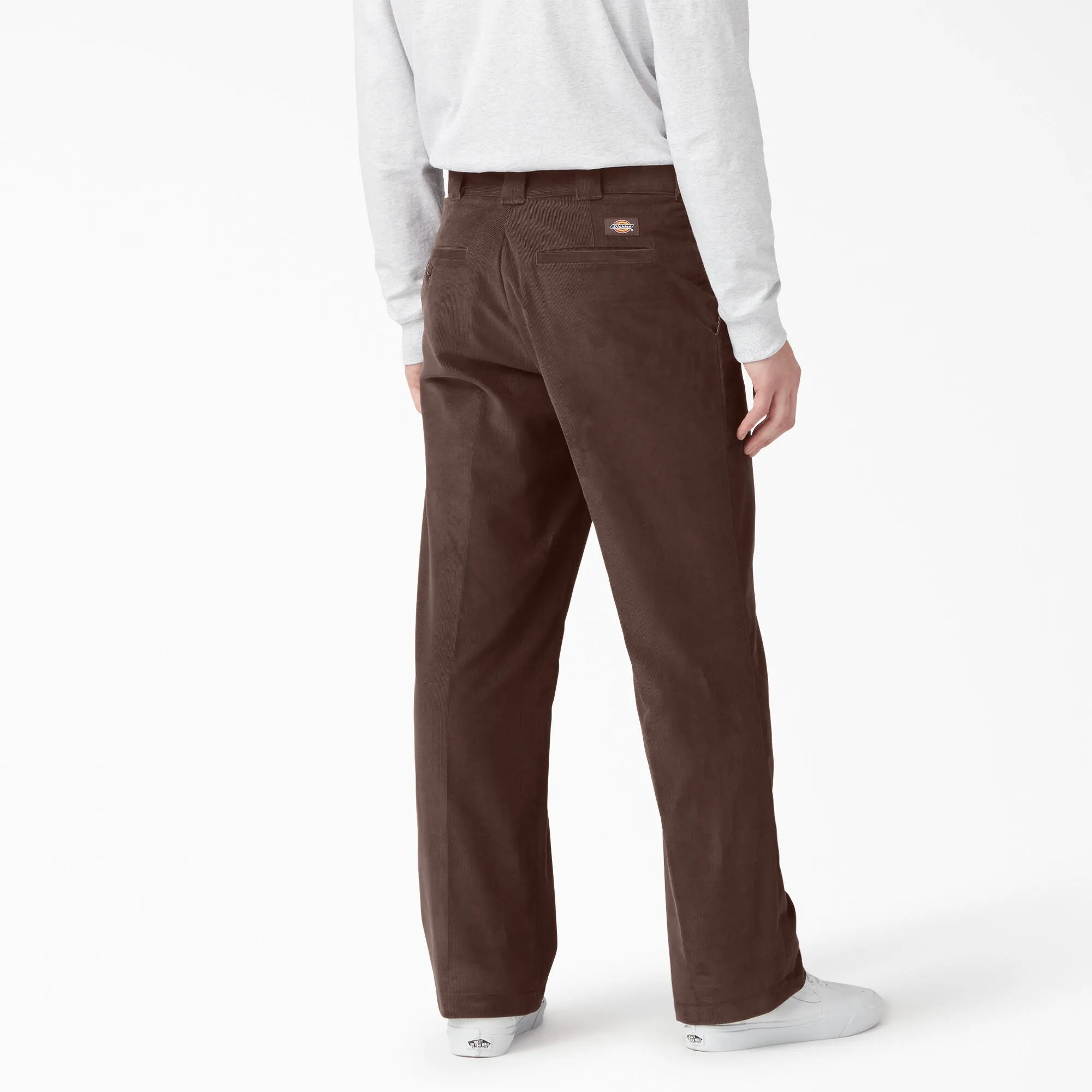 Men's Dickies Regular Fit Corduroy Pants WPR22 - Chocolate Brown