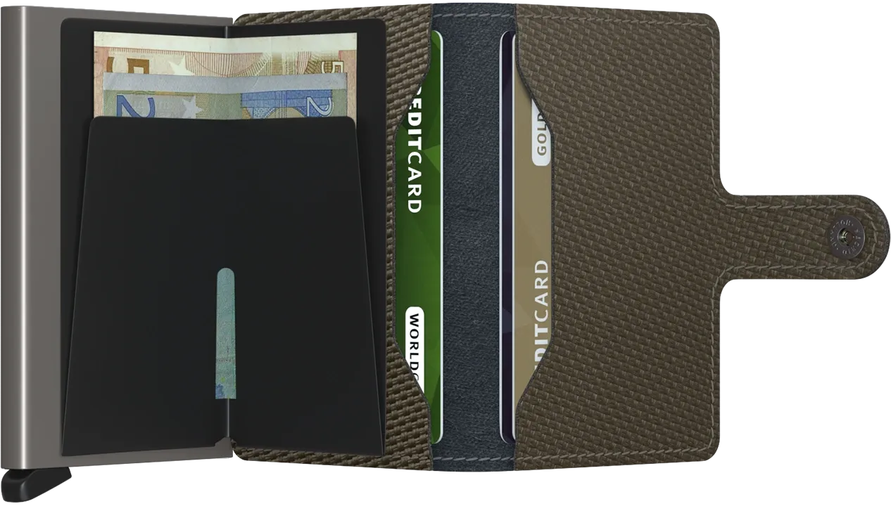 MINIWALLET CARBON KHAKI