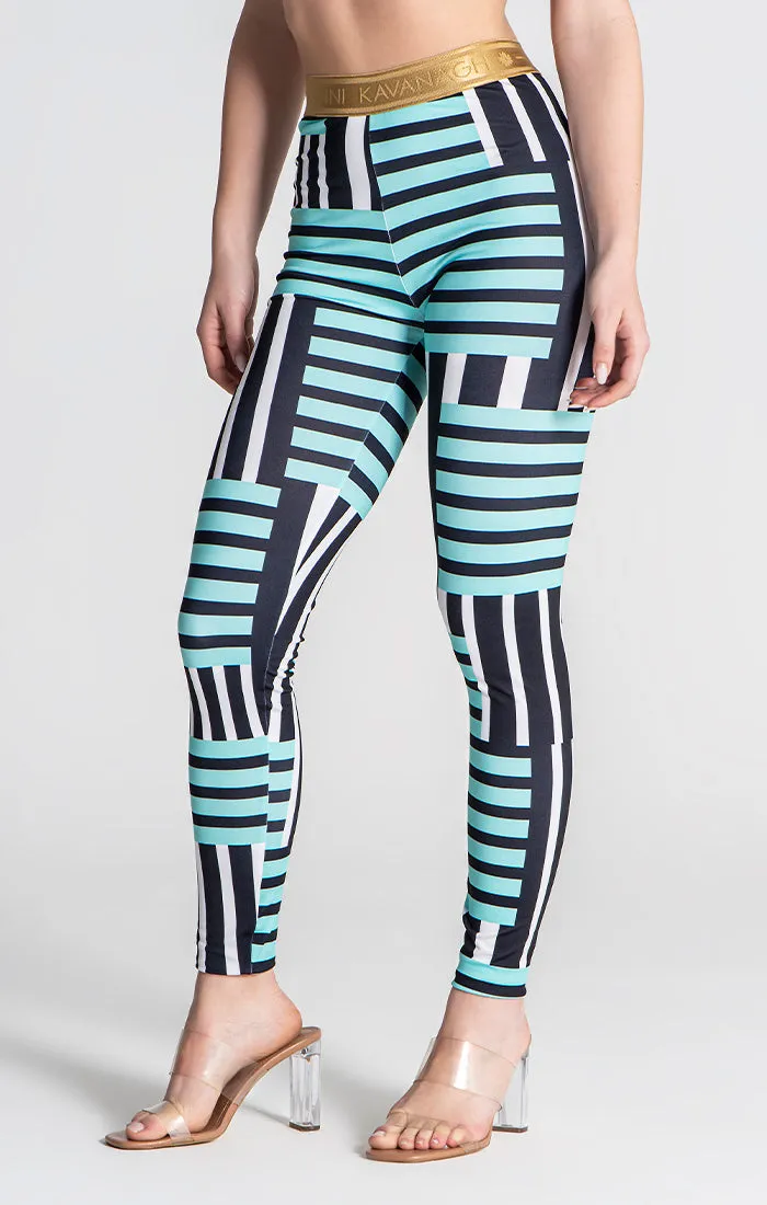 Multicolor Direction Leggings