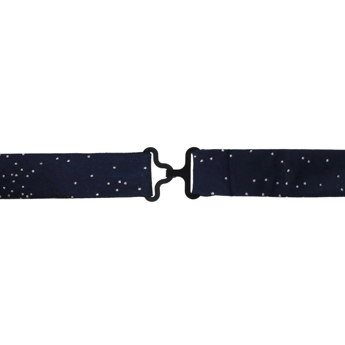 Mystere Metallic Star Light Silk Bow Tie