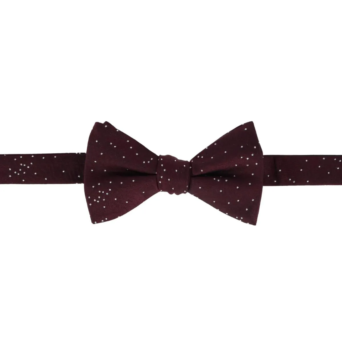 Mystere Metallic Star Light Silk Bow Tie