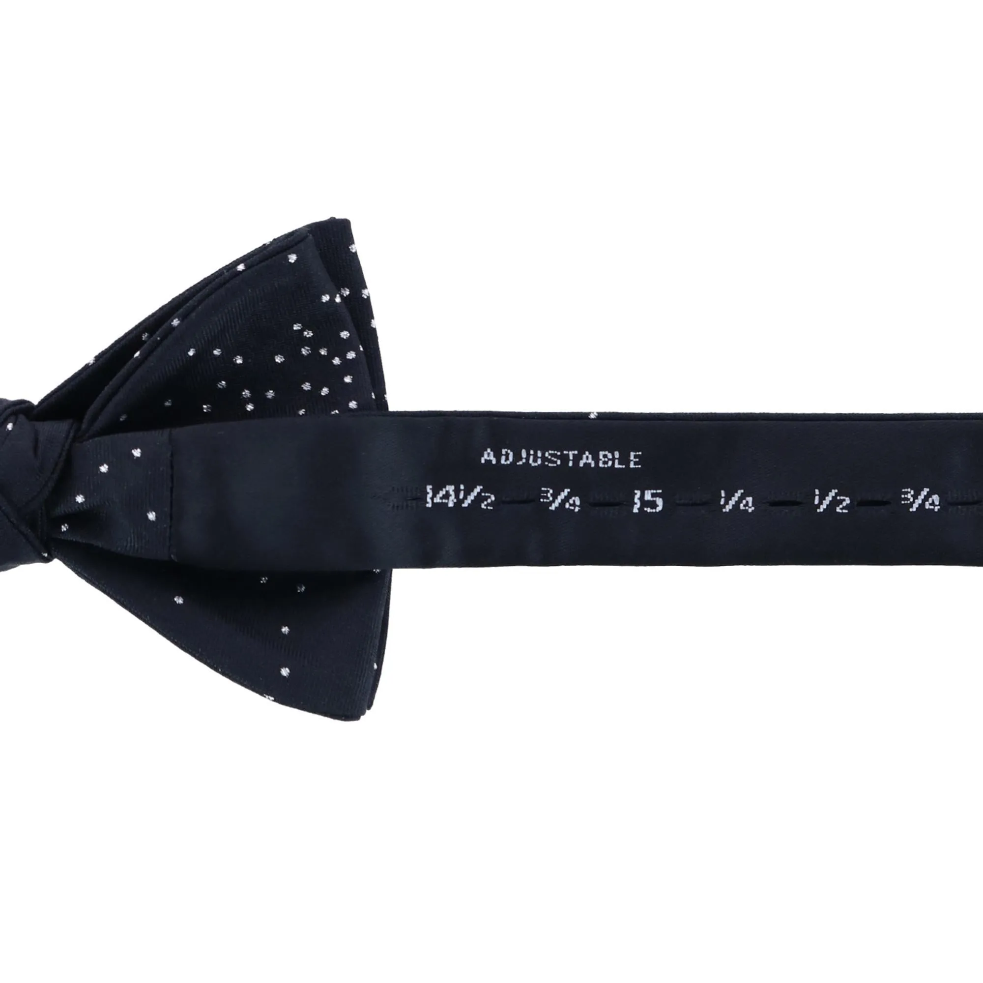 Mystere Metallic Star Light Silk Bow Tie