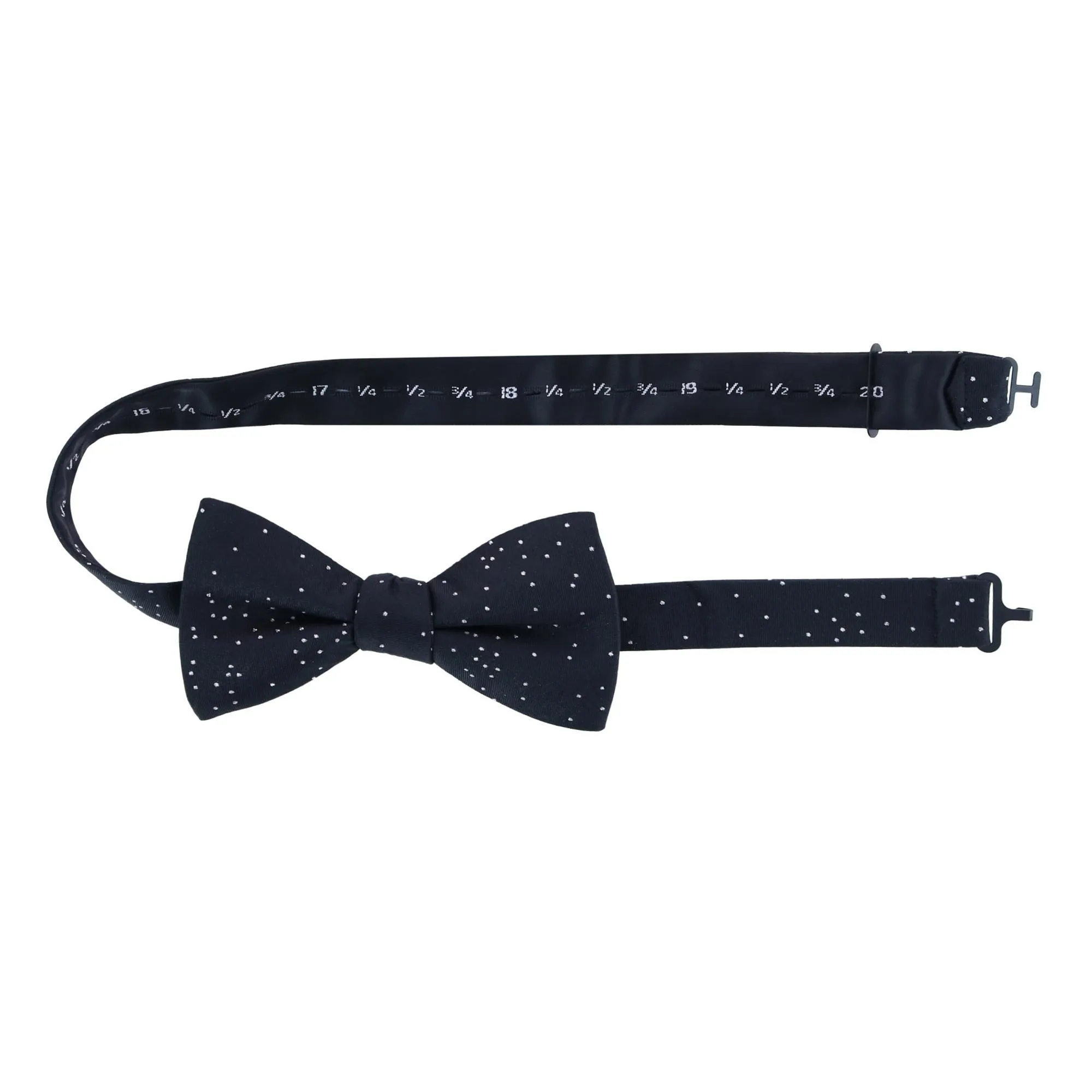 Mystere Metallic Star Light Silk Bow Tie