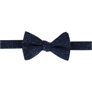 Mystere Metallic Star Light Silk Bow Tie