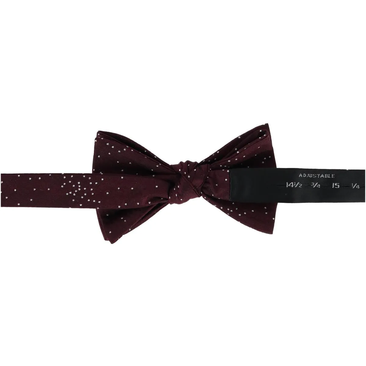 Mystere Metallic Star Light Silk Bow Tie