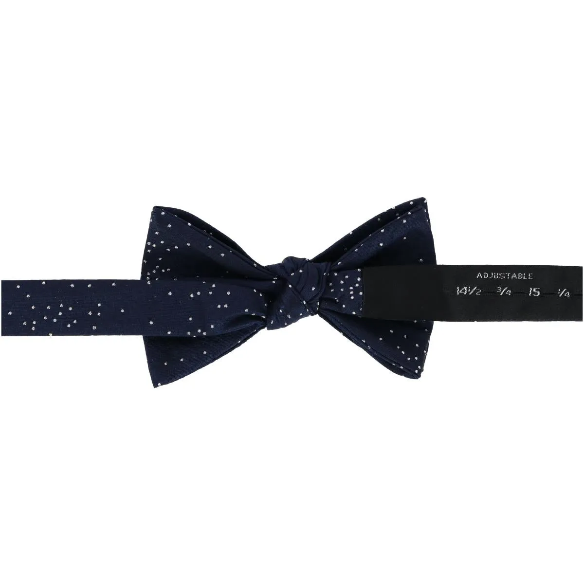 Mystere Metallic Star Light Silk Bow Tie