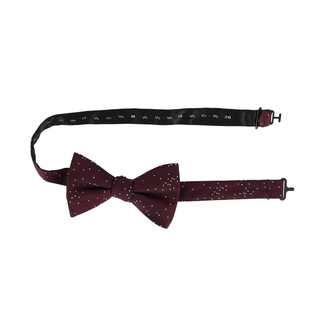 Mystere Metallic Star Light Silk Bow Tie