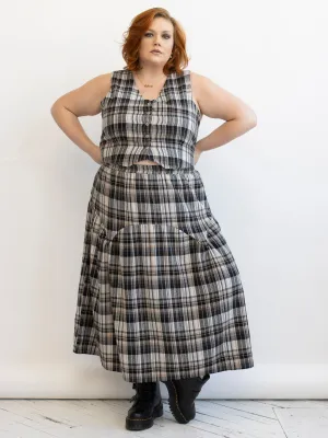 NLT - Black Plaid Skirt