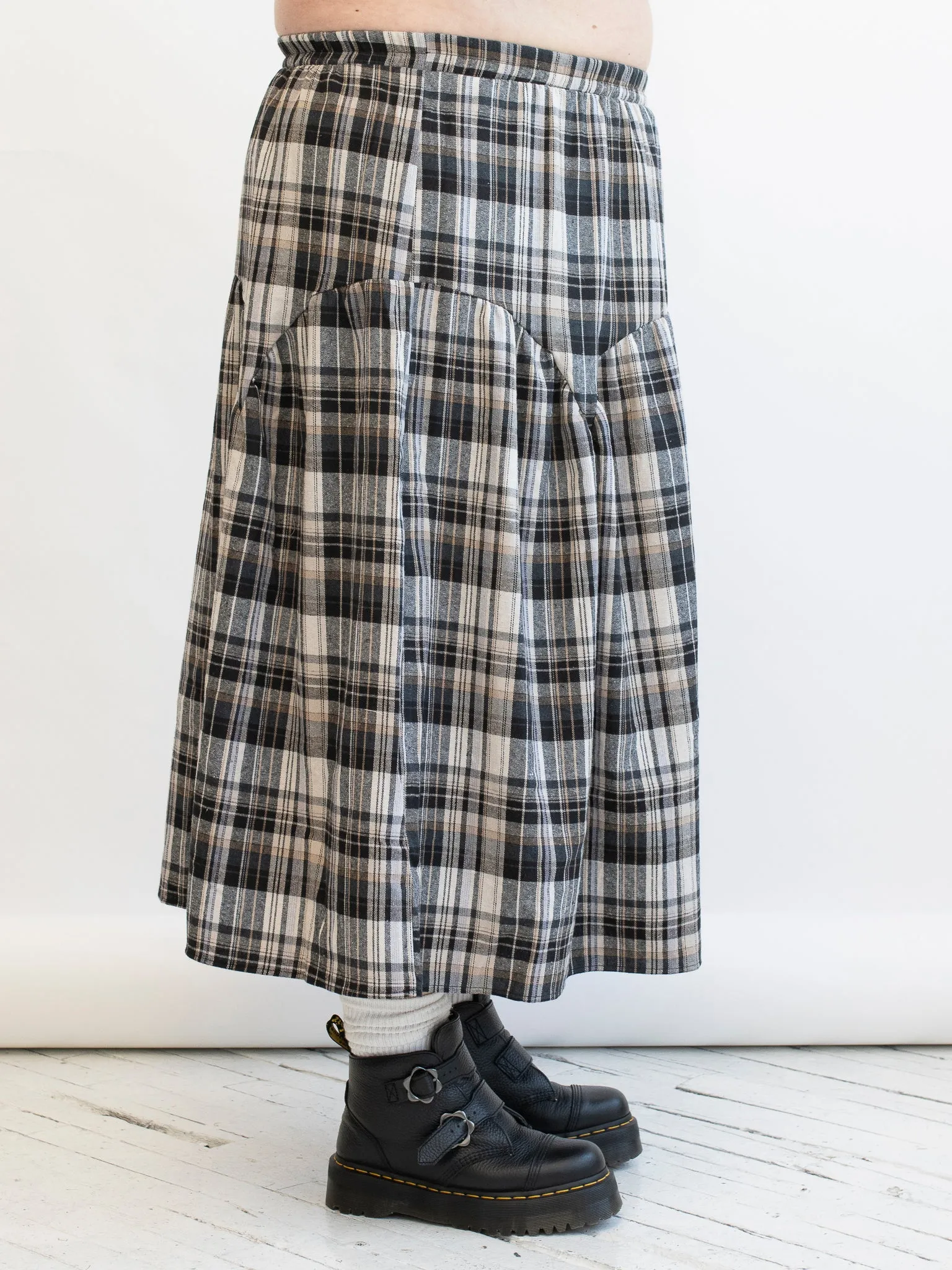 NLT - Black Plaid Skirt