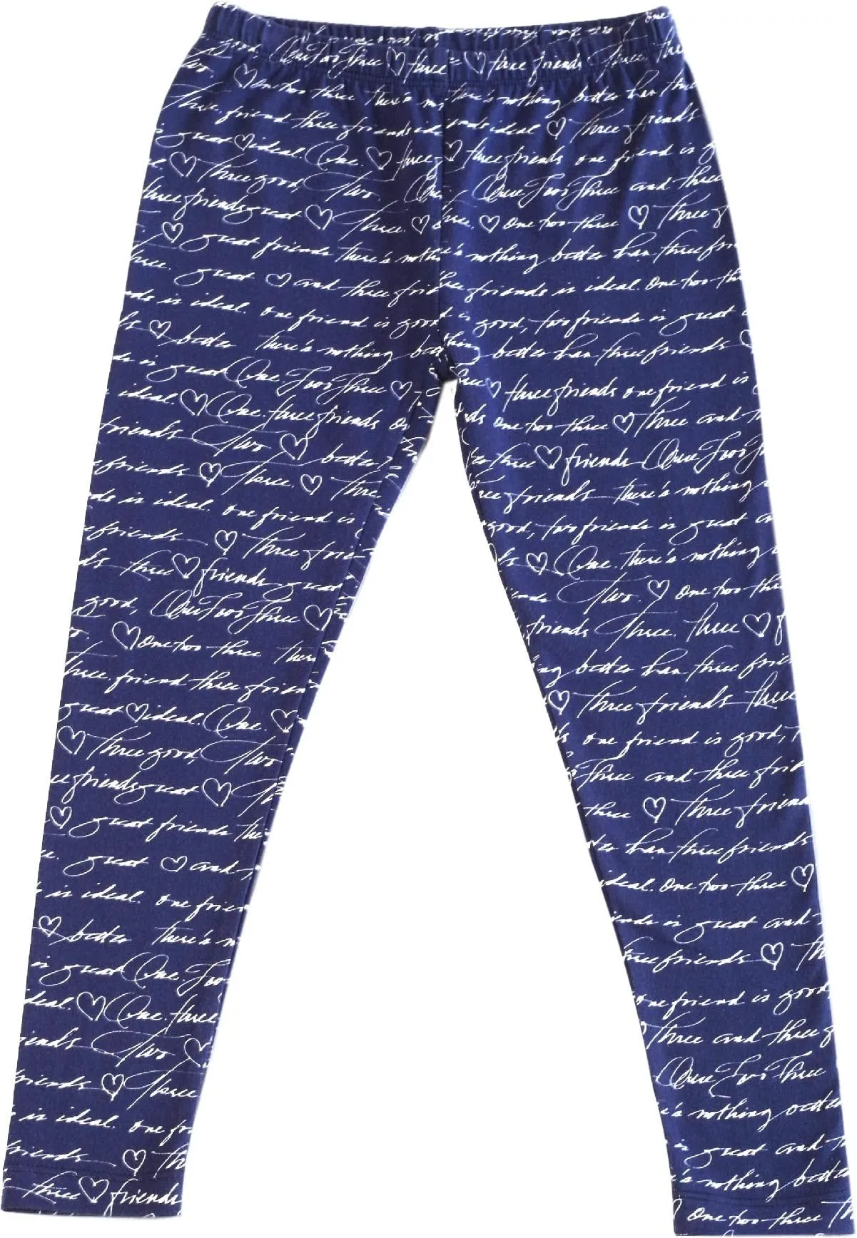 Peggy Legging Navy Script