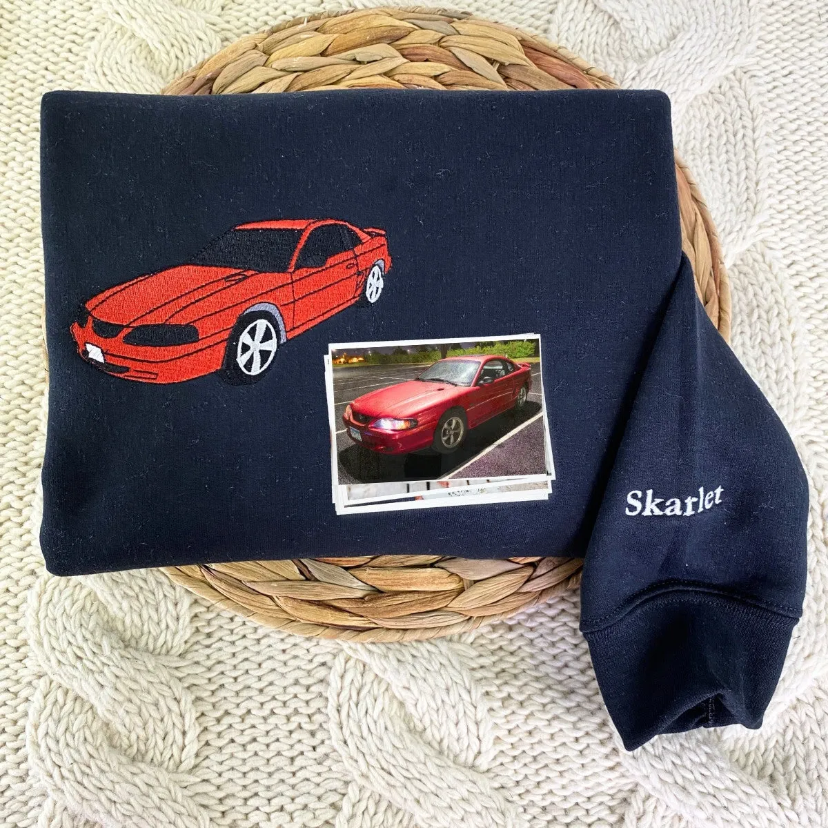 Personalized Birthday Gifts for Car Guys with Car on Hoodie or Sweatshirt