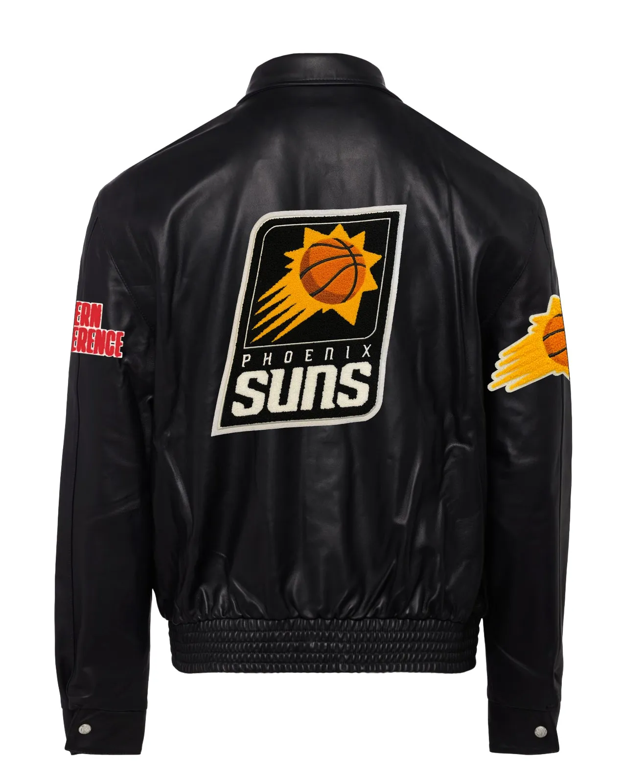 PHOENIX SUNS FULL LEATHER JACKET Black