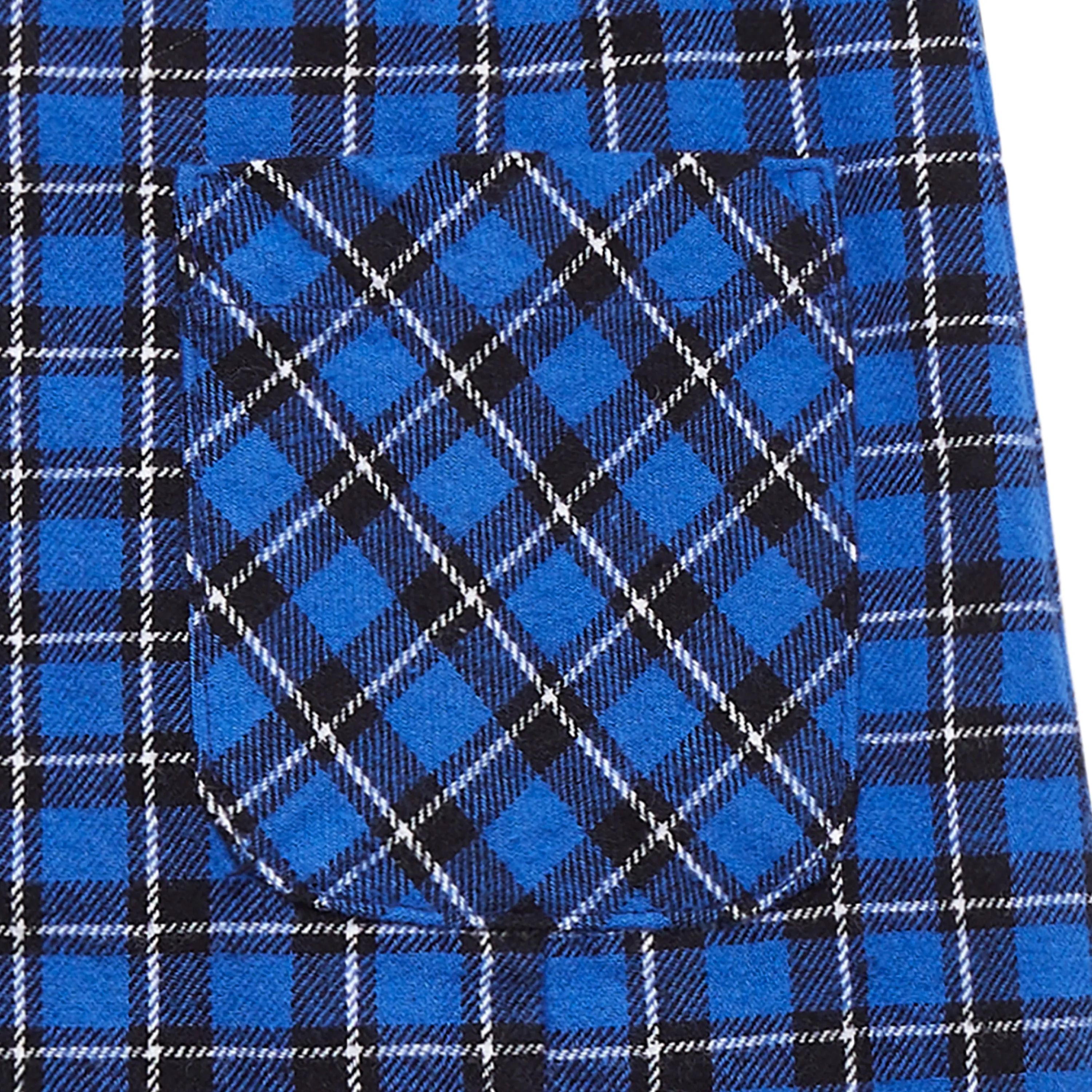 Plaid Patch Pocket Skirt